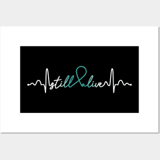 Still Alive- Gynecologic Cancer Gifts Gynecologic Cancer Awareness Posters and Art